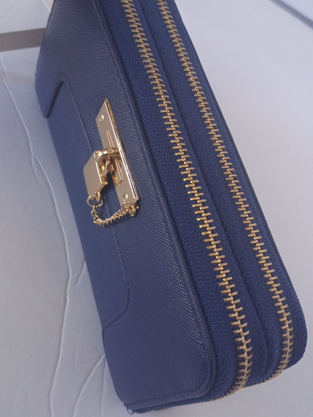 Ellie & Kate Navy Zip-Around Women’s Wallet